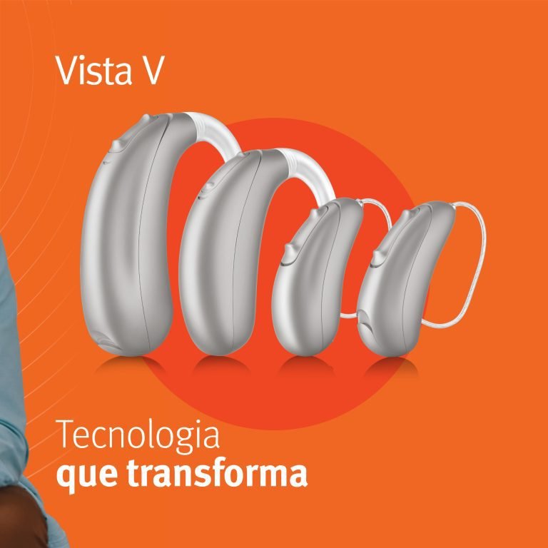 Aparelho auditivo Argosy Vista V com preços entre R$ 2.800 e R$ 10.000 na Sonance em Ribeirão Preto